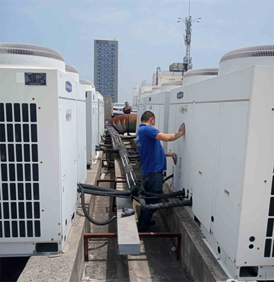 北辰中央空调制热和不制冷系统维修方法